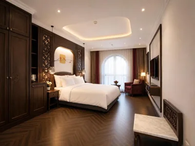 Deluxe Double or Twin Room with City View — Eli Suites